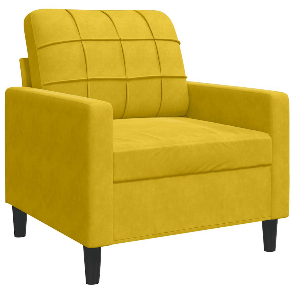 Ensemble de canapés 3 pcs avec coussins et traversins velours - XIOS