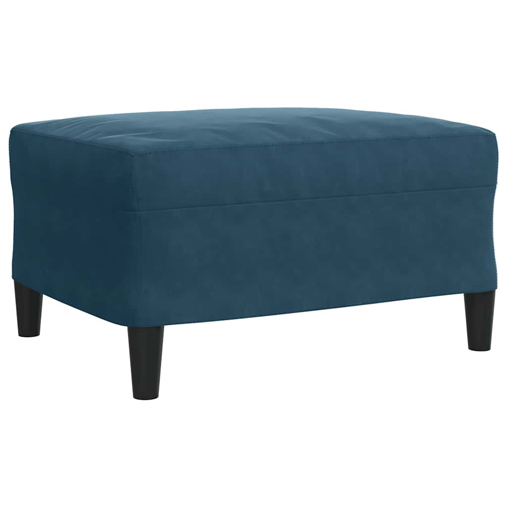 Ensemble de canapés 4pcs et coussins et traversins bleu velours - XIOS