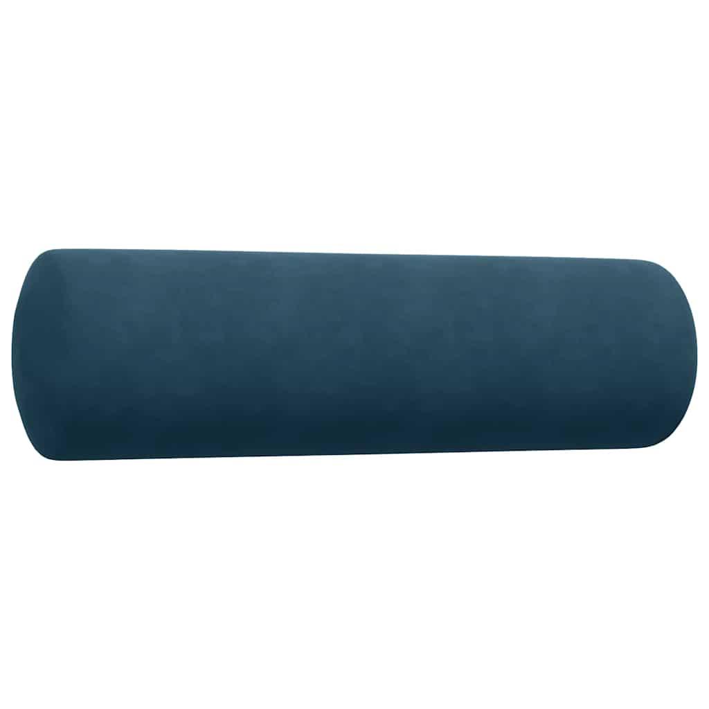 Ensemble de canapés 4pcs et coussins et traversins bleu velours - XIOS