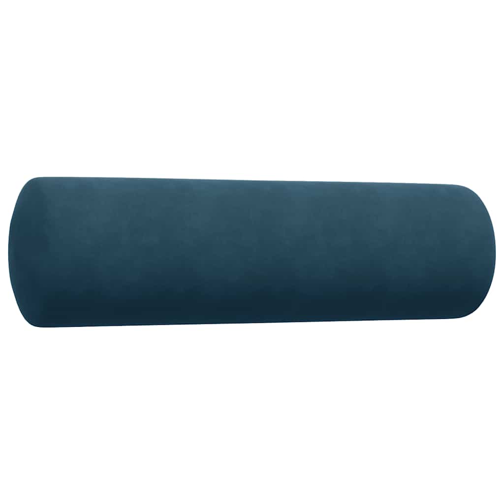 Ensemble de canapés 2pcs et coussins et traversins bleu velours - XIOS