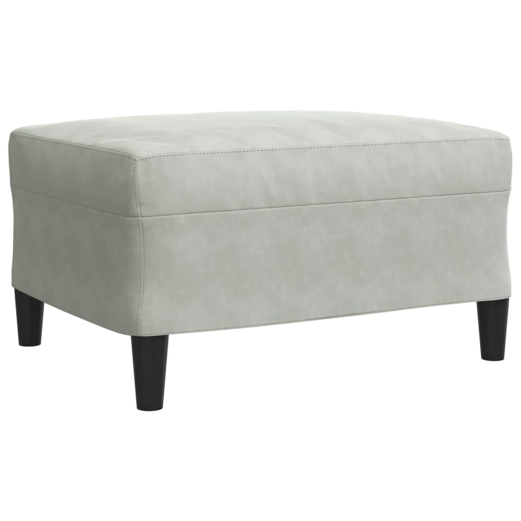 Ensemble de canapés 3 pcs et coussins et traversins velours