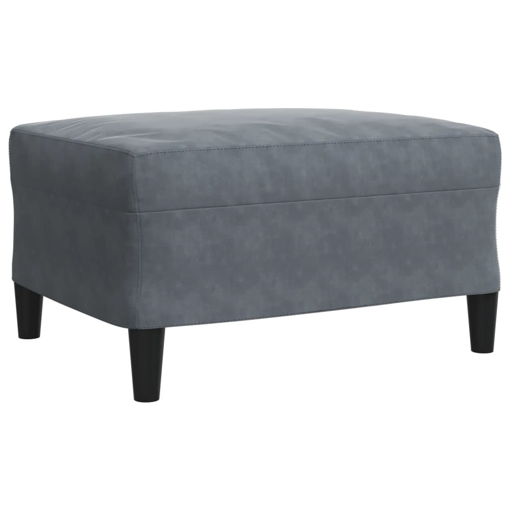 Ensemble de canapés 3 pcs avec coussins et traversins velours
