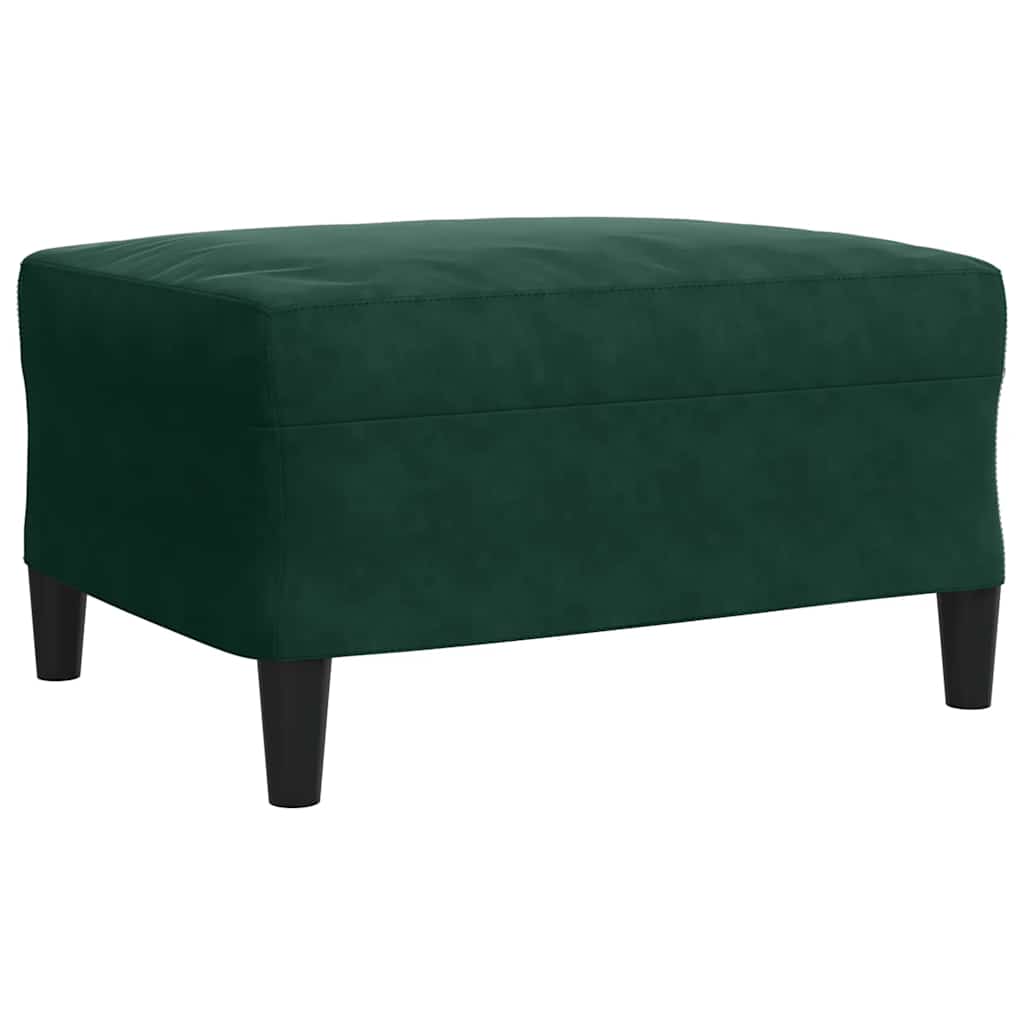 Ensemble de canapés 3 pcs avec coussins et traversins velours