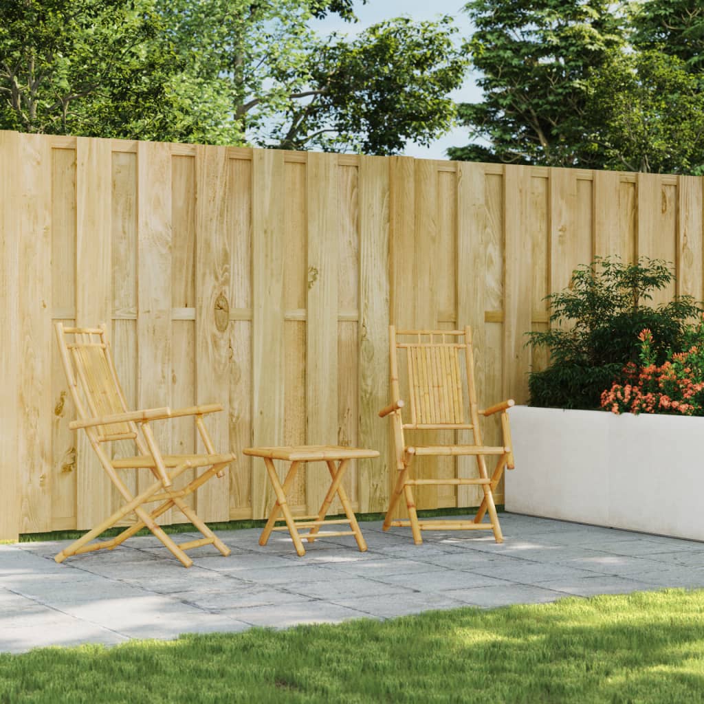Ensemble de bistro 3 pcs bambou - XIOS