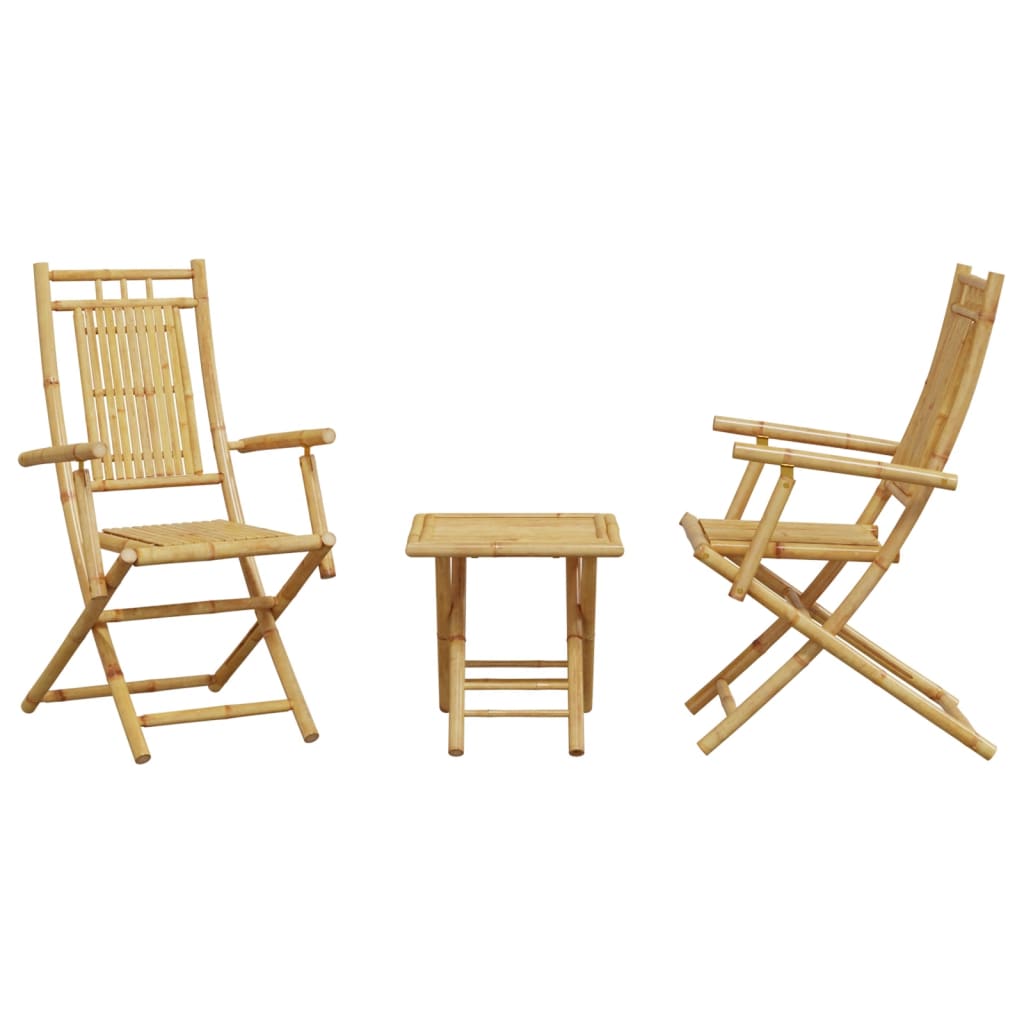 Ensemble de bistro 3 pcs bambou - XIOS