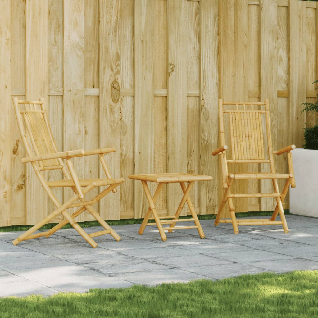 Ensemble de bistro 3 pcs bambou - XIOS