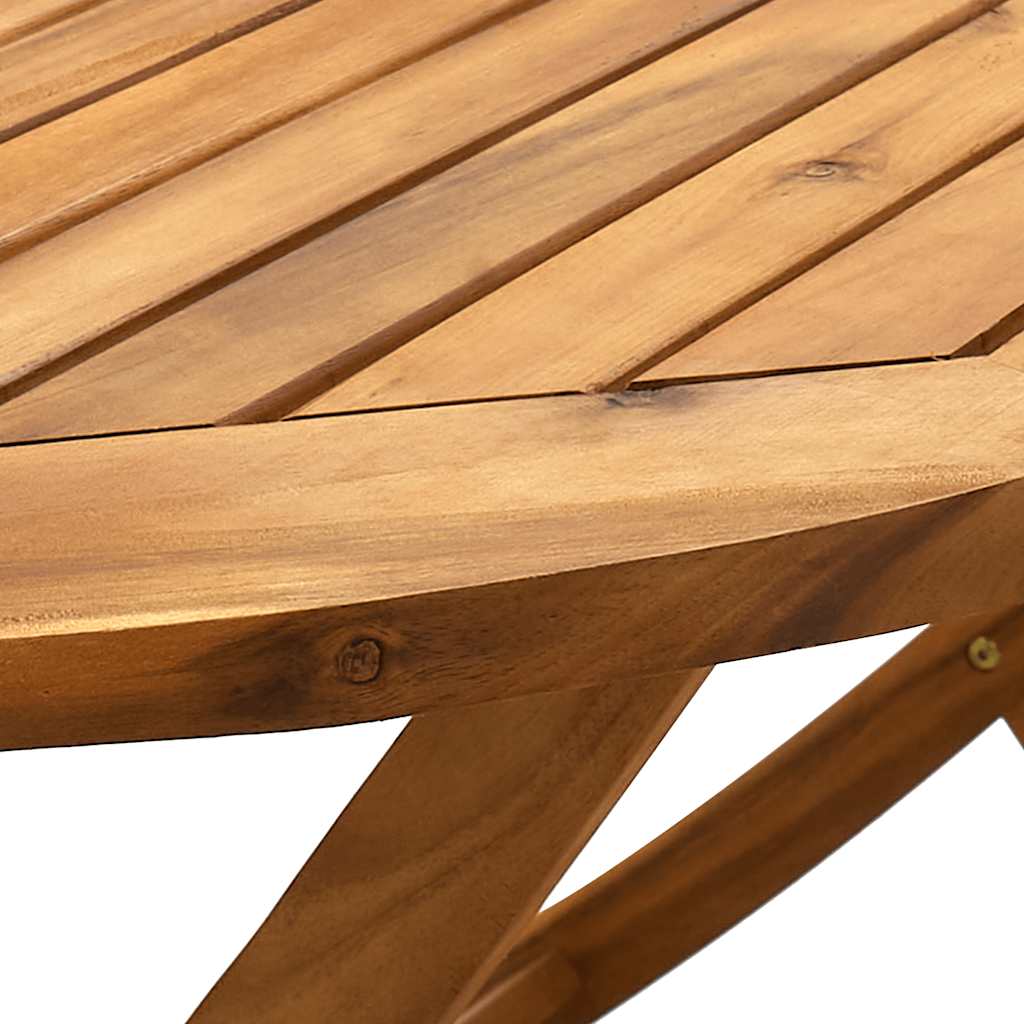 Ensemble à manger de jardin 5pcs bois d'acacia solide textilène