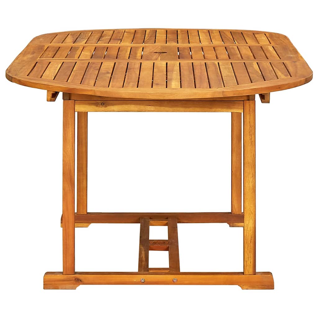 Ensemble à Manger de jardin 7pcs bois d'acacia solide textilène