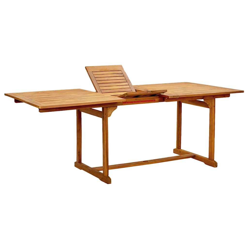 Ensemble à manger de jardin 5pcs bois d'acacia solide textilène
