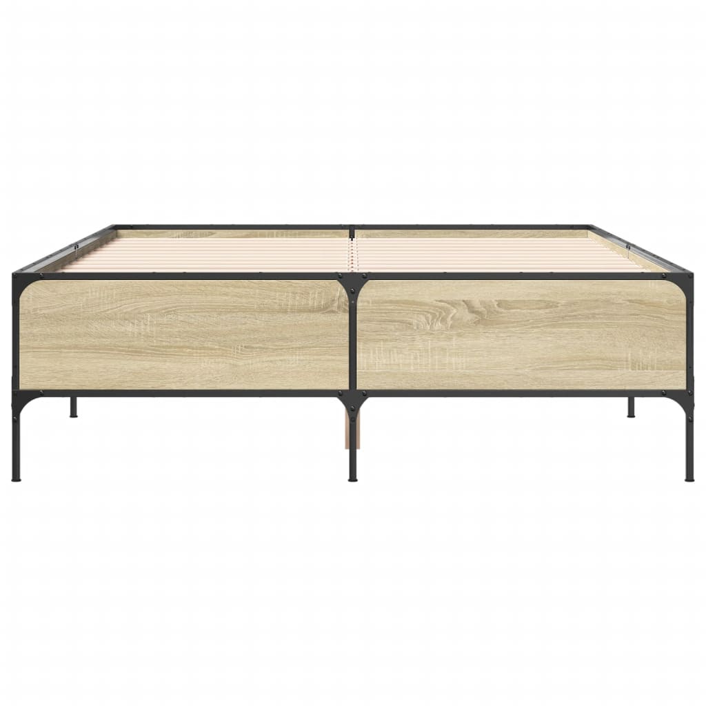 Cadre de lit sans matelas chêne sonoma 120x190 cm - XIOS