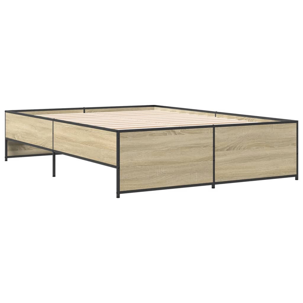 Cadre de lit sans matelas chêne sonoma 120x200 cm - XIOS