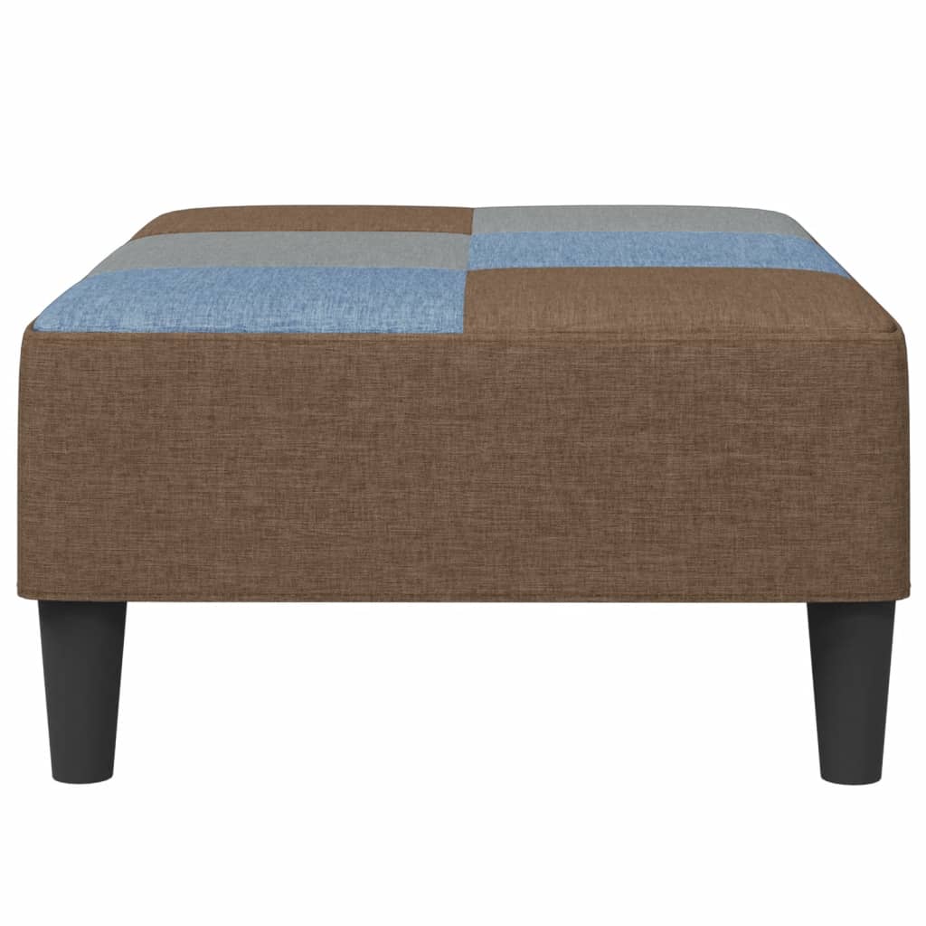 Repose-pied patchwork 77x55x31 cm tissu - XIOS