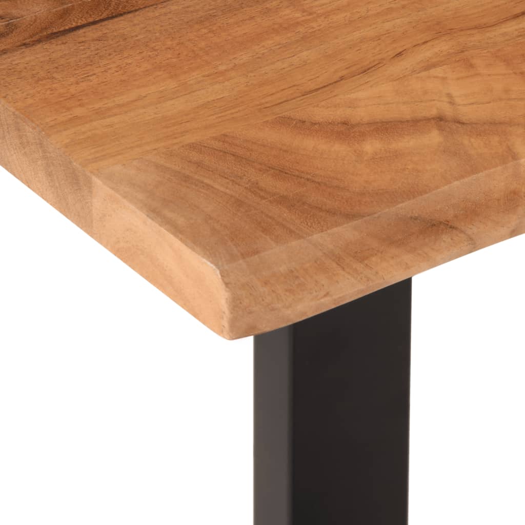 Banc 160 cm bois d'acacia massif et acier - XIOS