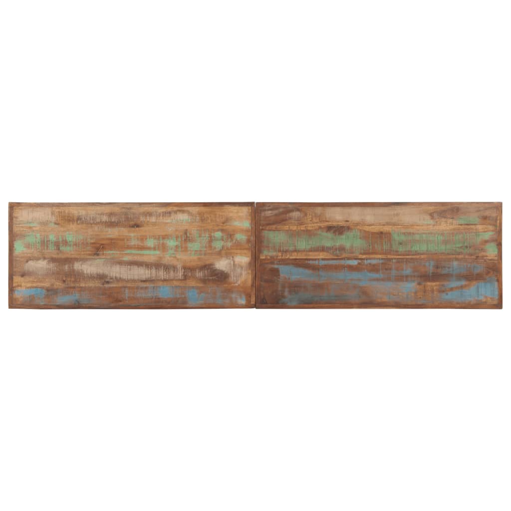 Banc 160 cm bois de récupération massif et acier - XIOS