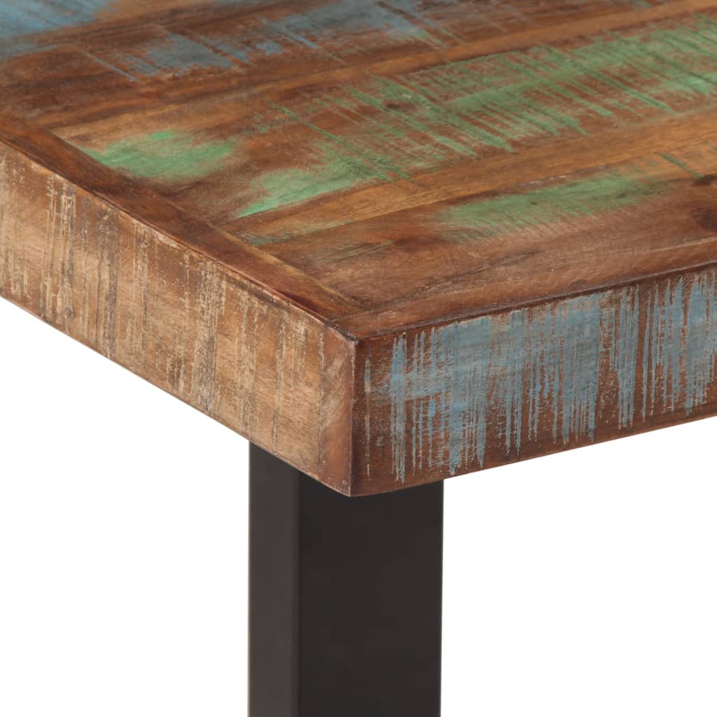 Banc 160 cm bois de récupération massif et acier - XIOS