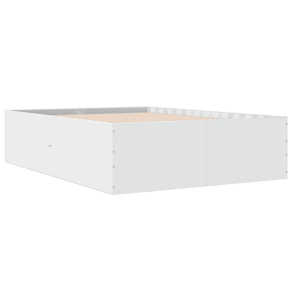 Cadre de lit sans matelas blanc 140x200 cm - XIOS