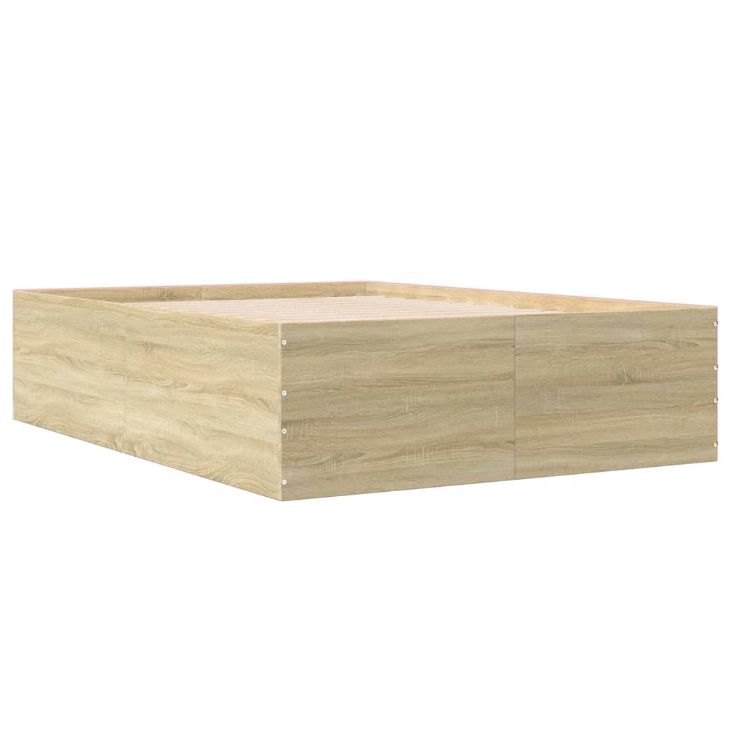 Cadre de lit sans matelas chêne sonoma 120x200 cm - XIOS