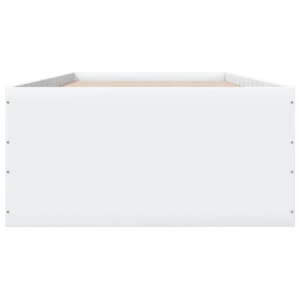 Cadre de lit sans matelas blanc 100x200 cm - XIOS