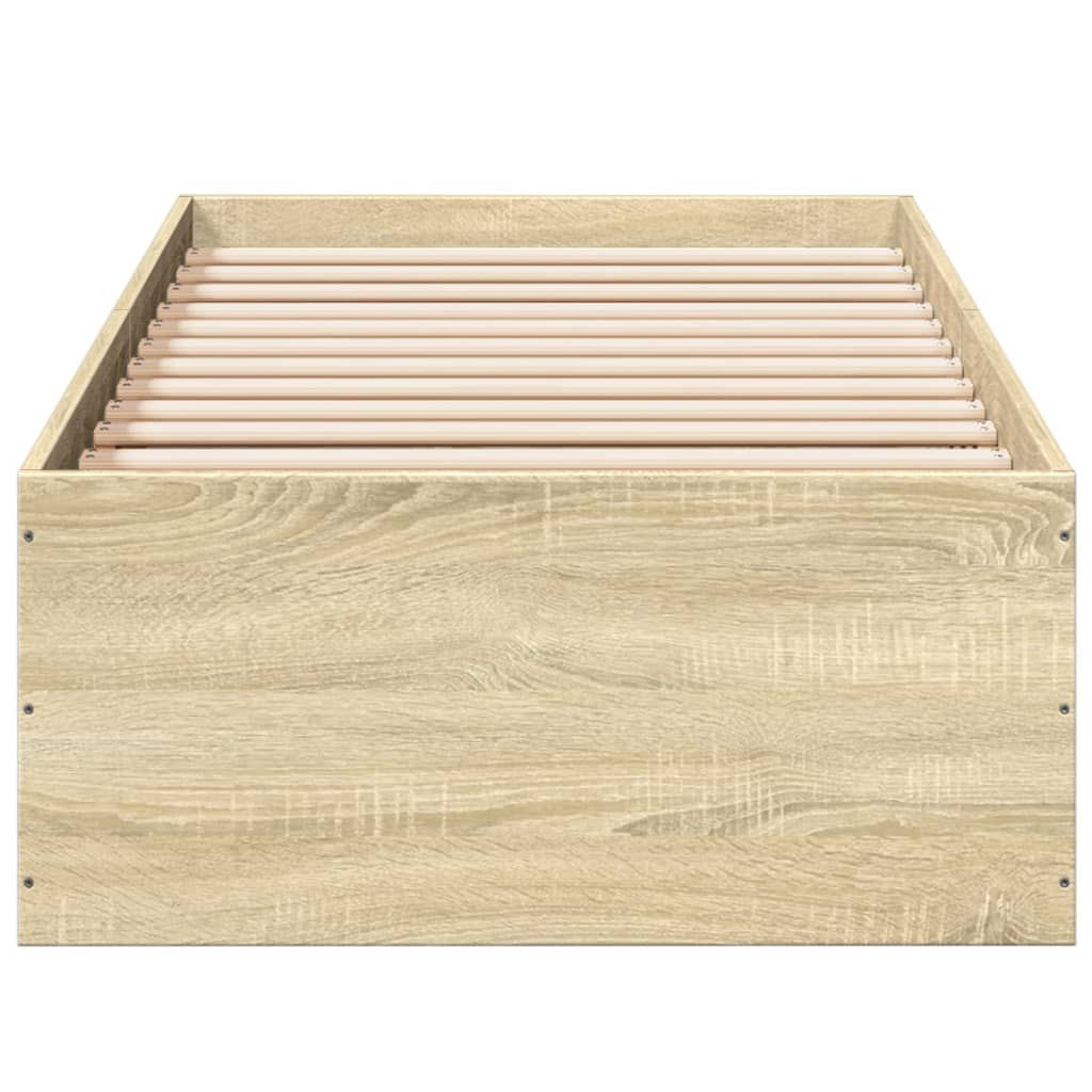 Cadre de lit sans matelas chêne sonoma 100x200 cm - XIOS