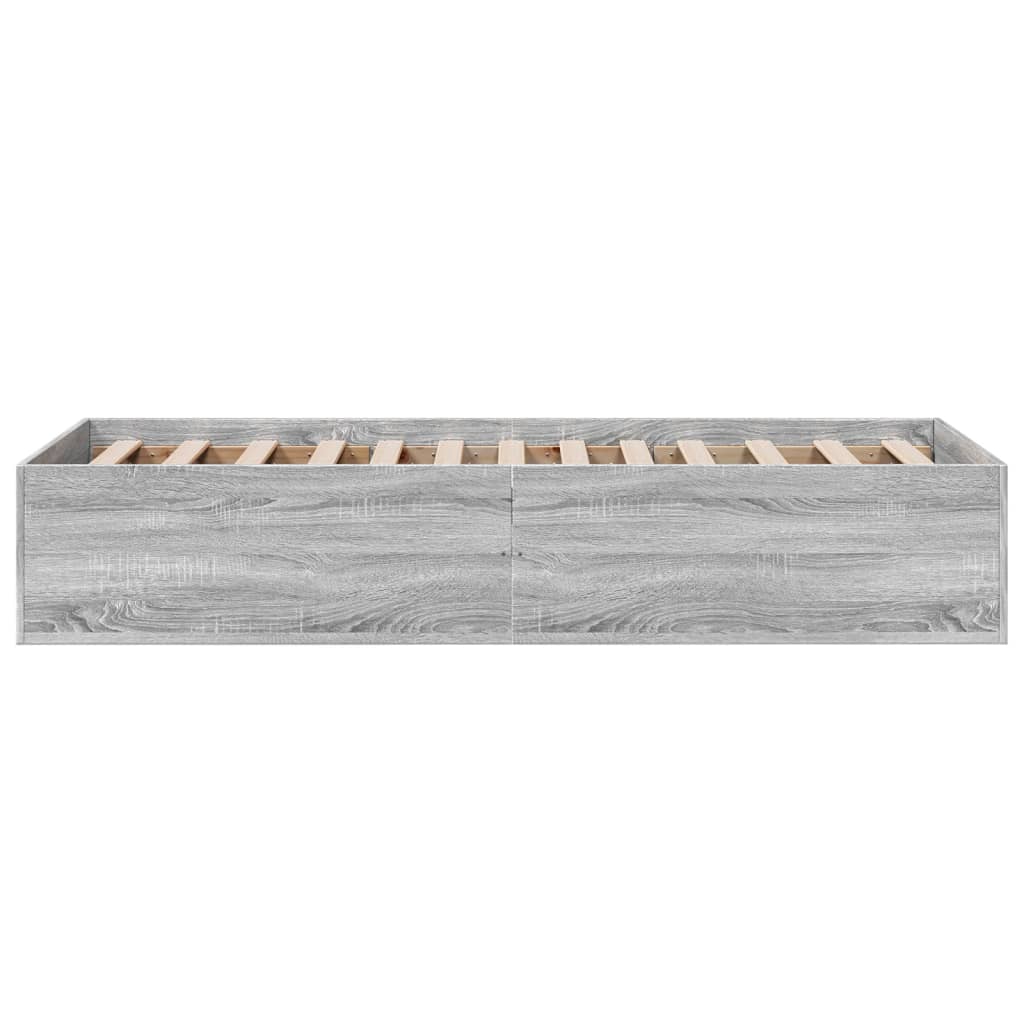 Cadre de lit sans matelas sonoma gris 90x190 cm - XIOS