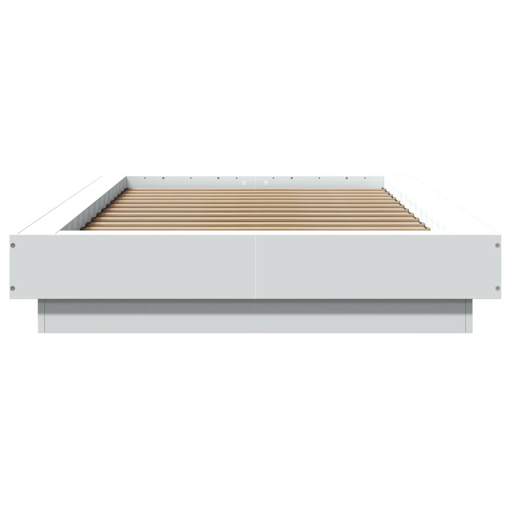 Cadre de lit sans matelas blanc 90x200 cm - XIOS