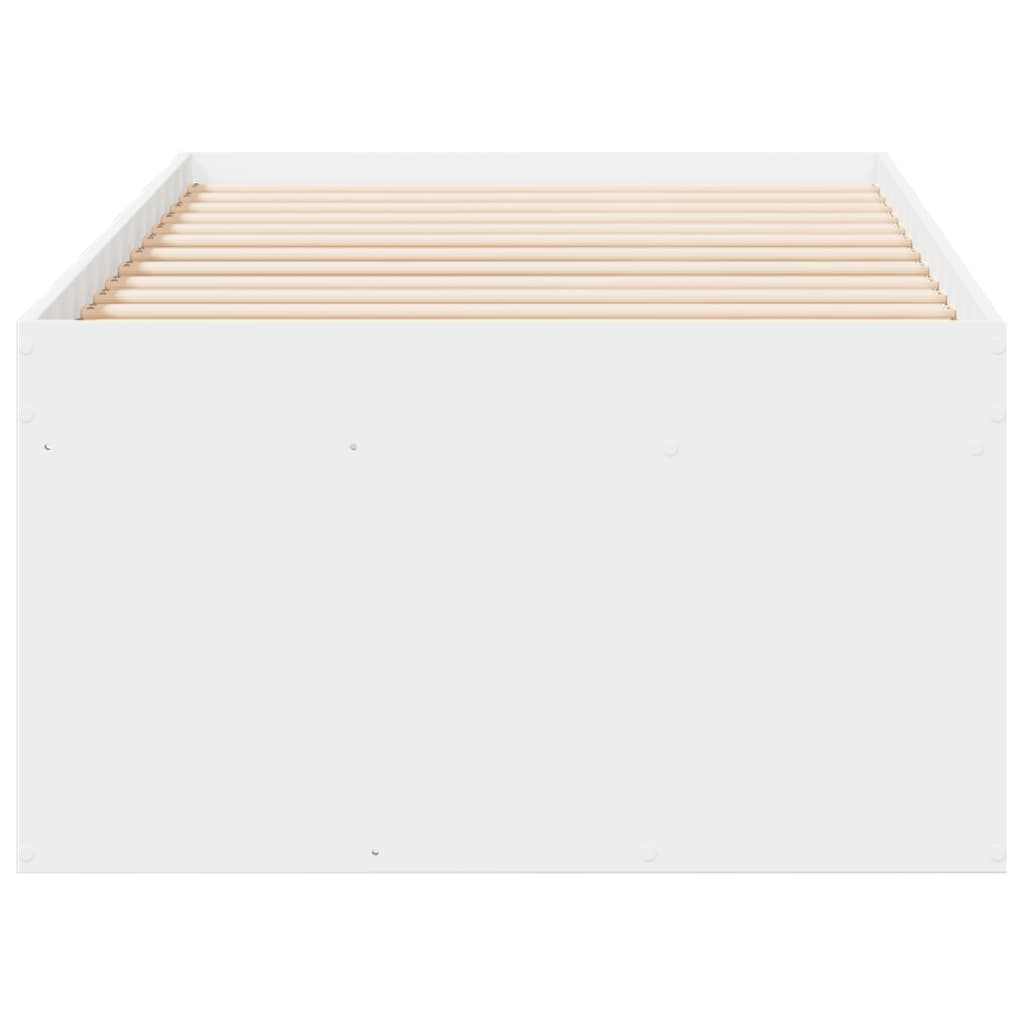 Lit de jour avec tiroirs sans matelas blanc 100x200 cm - XIOS