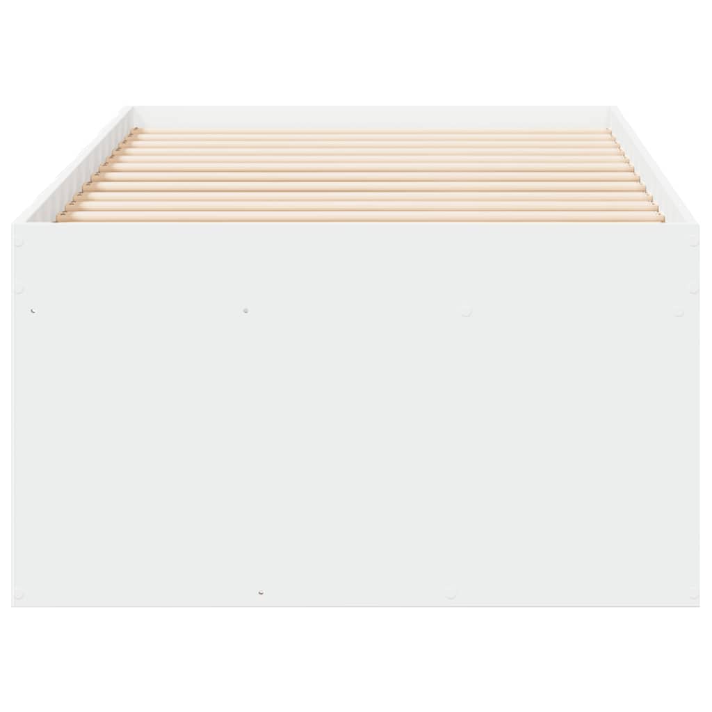 Lit de jour avec tiroirs sans matelas blanc 100x200 cm - XIOS