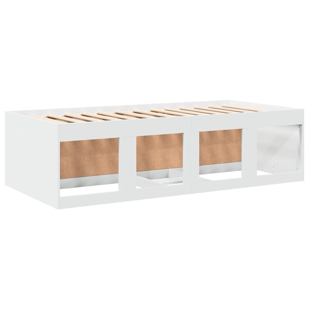 Lit de jour avec tiroirs sans matelas blanc 100x200 cm - XIOS