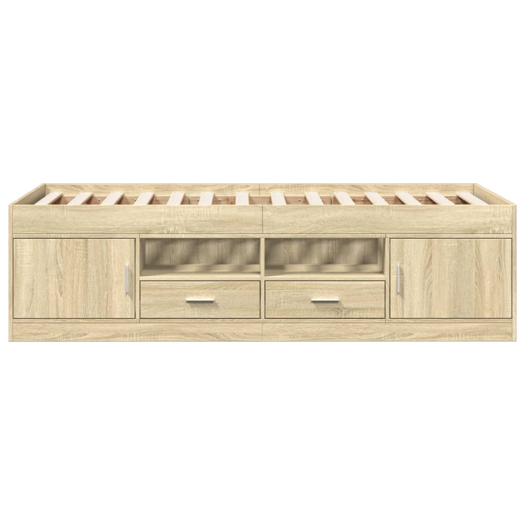Lit de jour avec tiroirs sans matelas chêne sonoma 90x200 cm - XIOS
