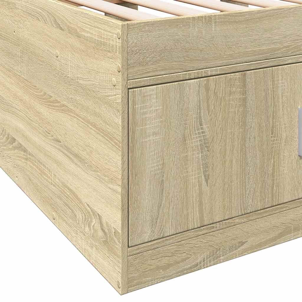 Lit de jour avec tiroirs sans matelas chêne sonoma 90x200 cm - XIOS