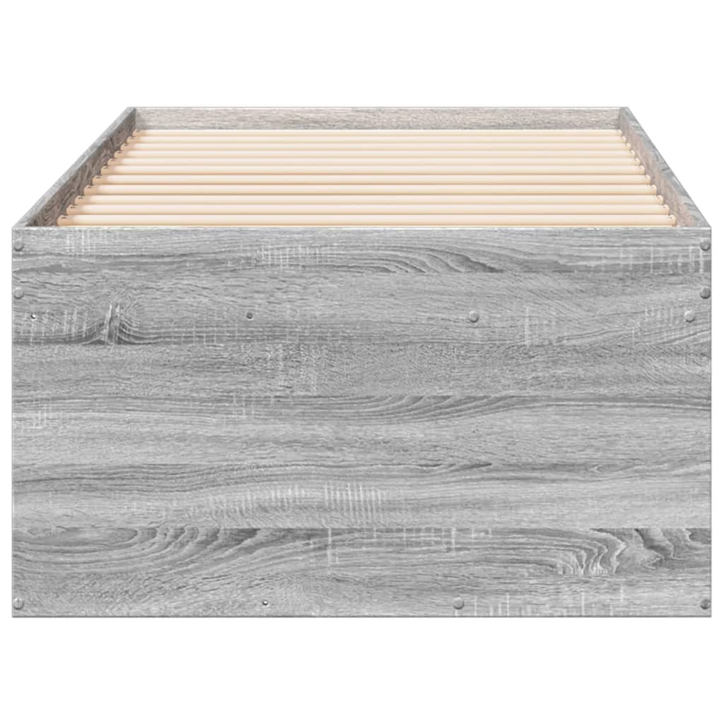 Lit de jour avec tiroirs sans matelas sonoma gris 90x200 cm - XIOS