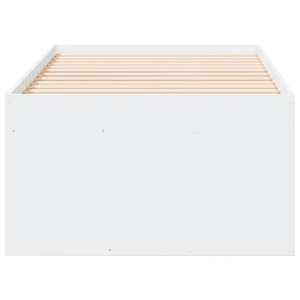 Lit de jour avec tiroirs sans matelas blanc 90x190 cm - XIOS