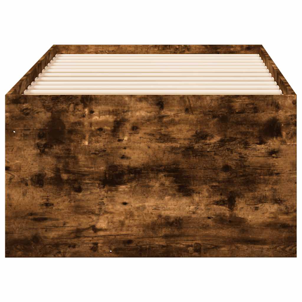 Lit de jour avec tiroirs sans matelas chêne fumé 90x190 cm - XIOS