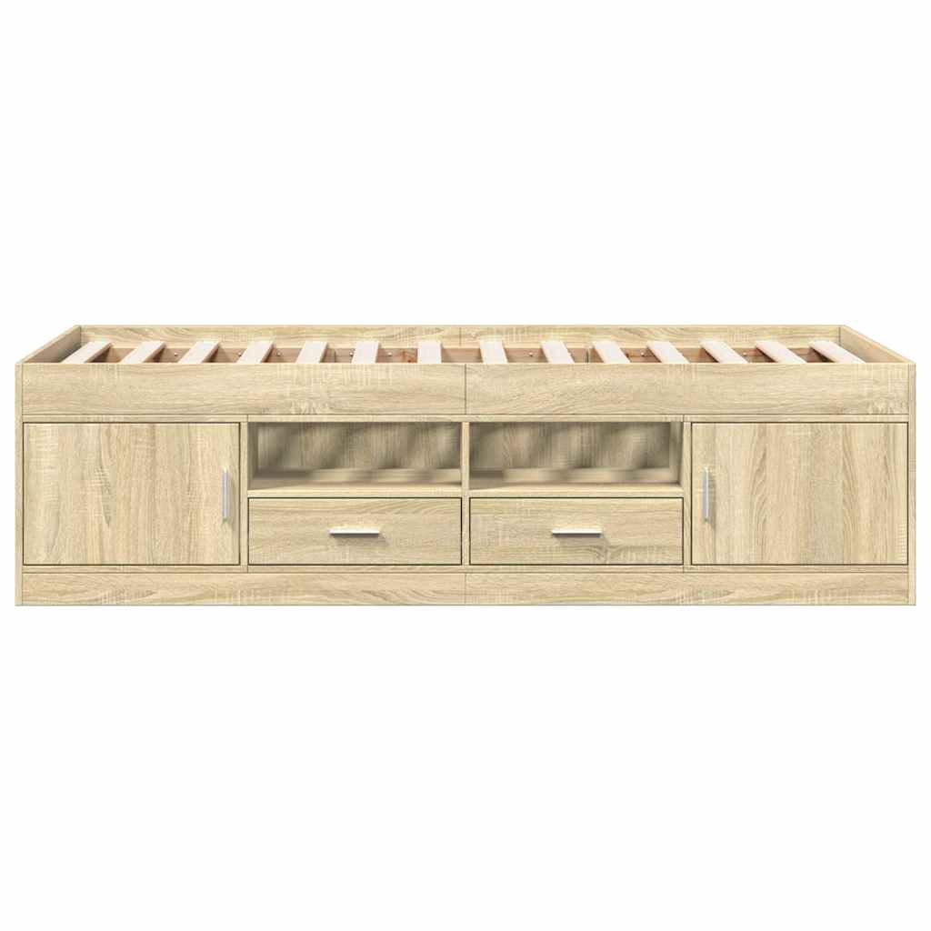 Lit de jour avec tiroirs sans matelas chêne sonoma 75x190 cm - XIOS