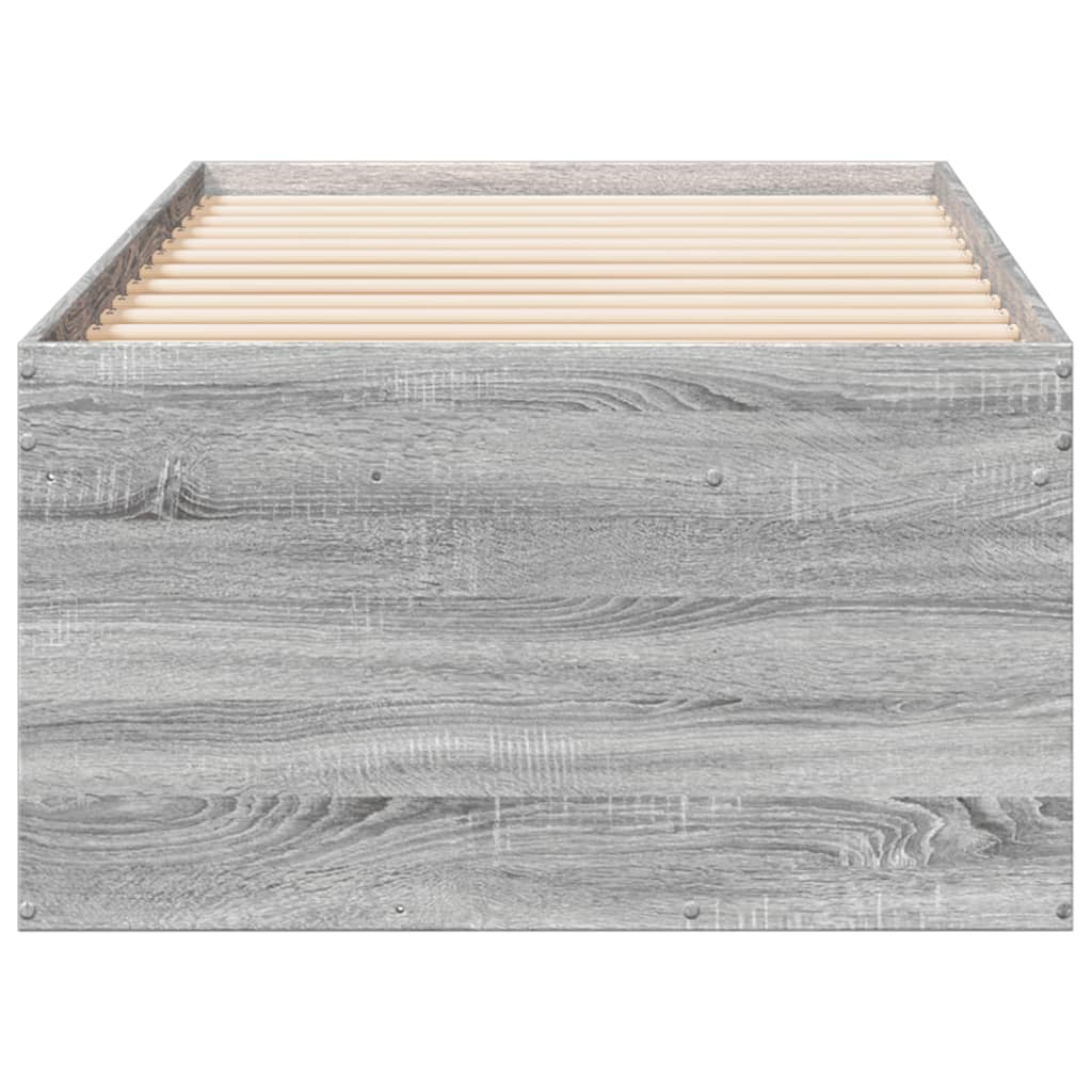 Lit de jour avec tiroirs sans matelas sonoma gris 75x190 cm - XIOS