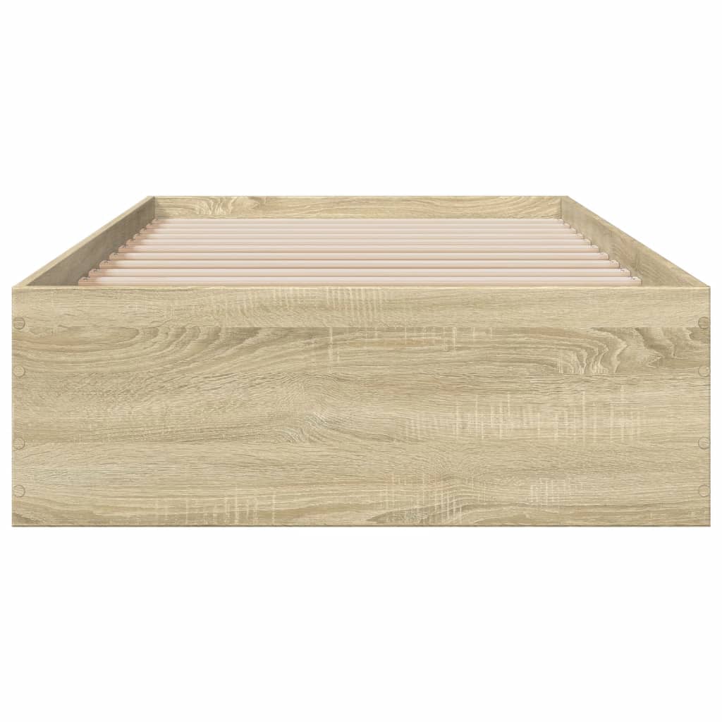 Cadre de lit avec tiroirs sans matelas chêne sonoma 100x200 cm - XIOS