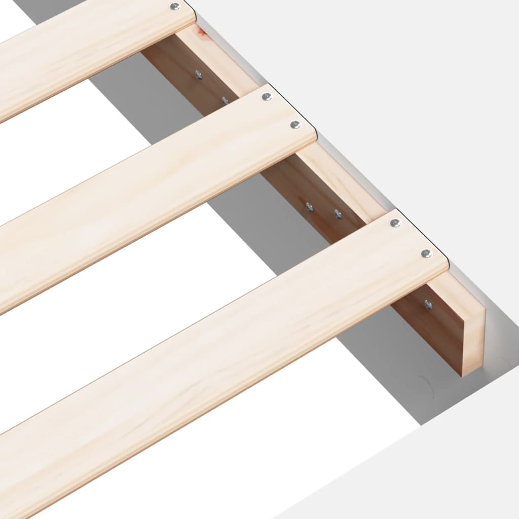 Cadre de lit sans matelas blanc 150x200 cm - XIOS