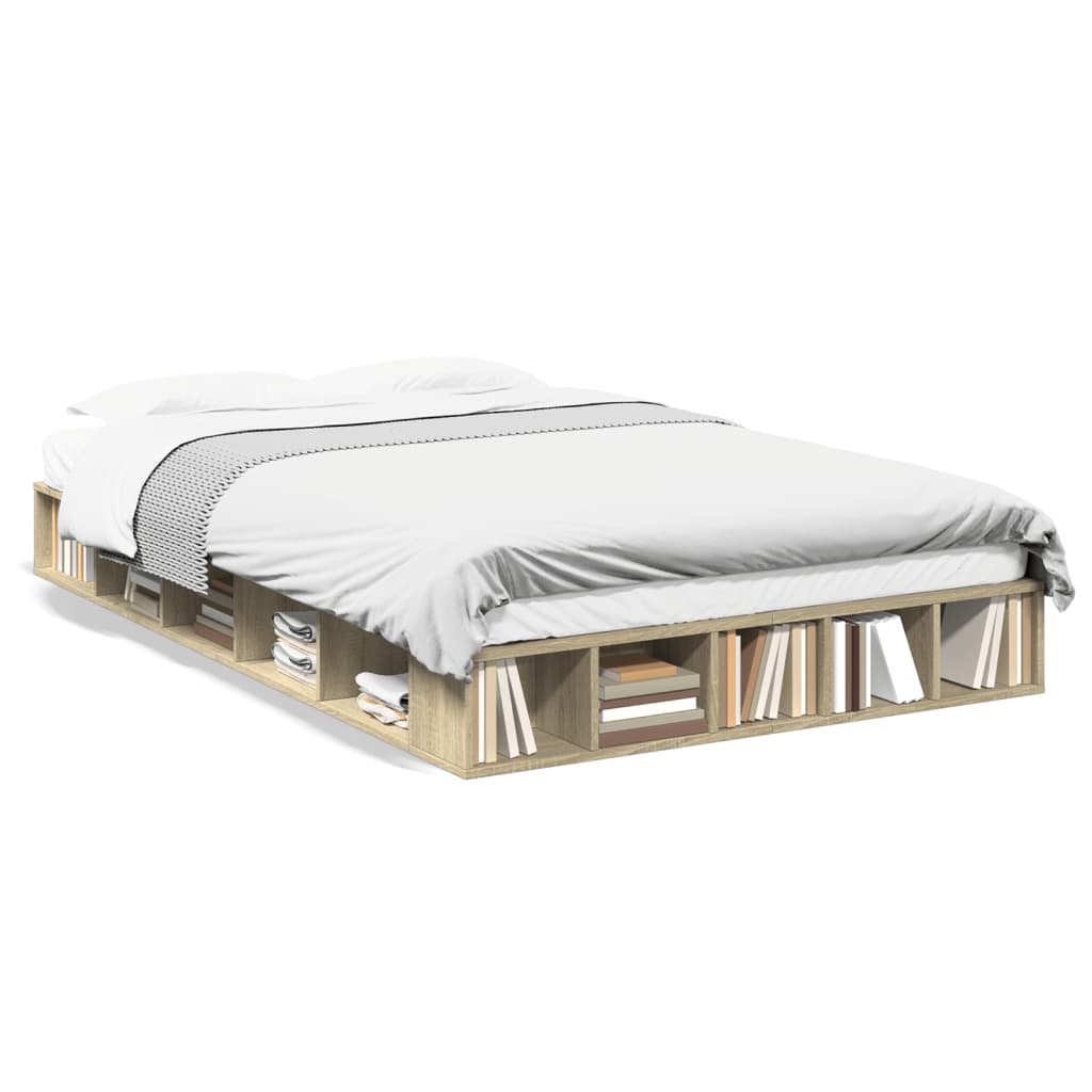 Cadre de lit sans matelas chêne sonoma 120x200 cm - XIOS