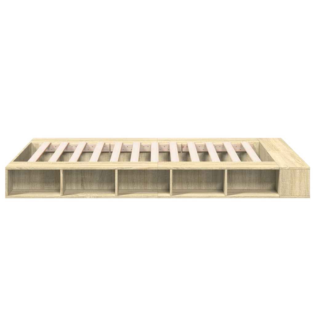 Cadre de lit sans matelas chêne sonoma 120x200 cm - XIOS