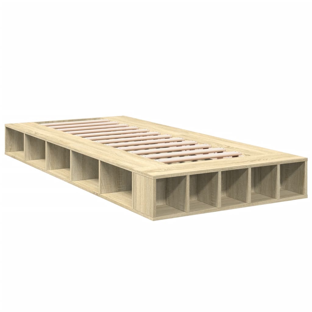 Cadre de lit sans matelas chêne sonoma 90x200 cm - XIOS