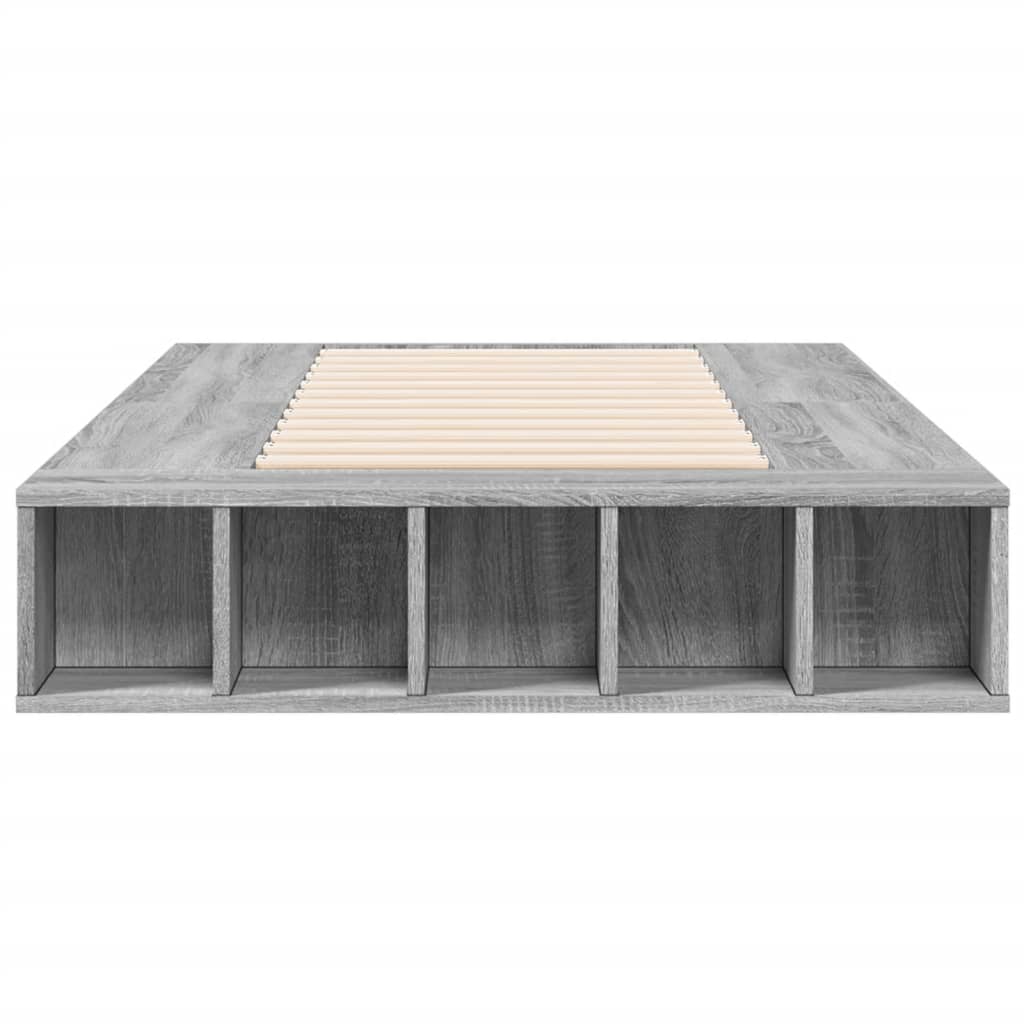 Cadre de lit sans matelas sonoma gris 90x200 cm - XIOS