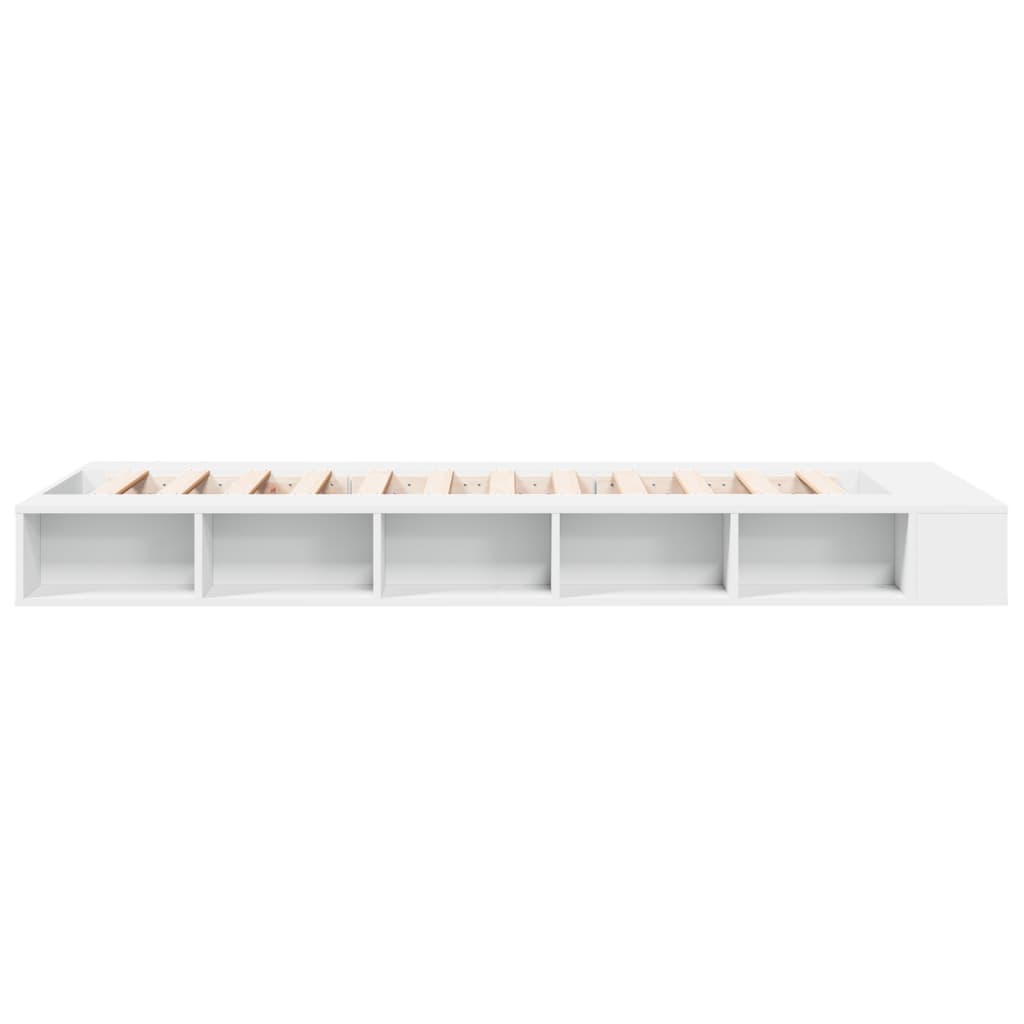 Cadre de lit sans matelas blanc 90x190 cm - XIOS