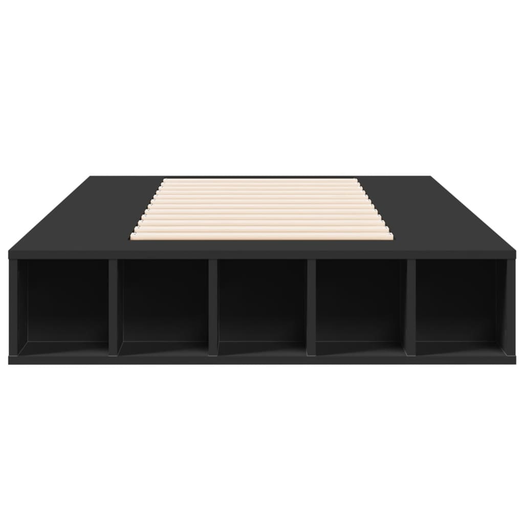 Cadre de lit sans matelas noir 90x190 cm - XIOS