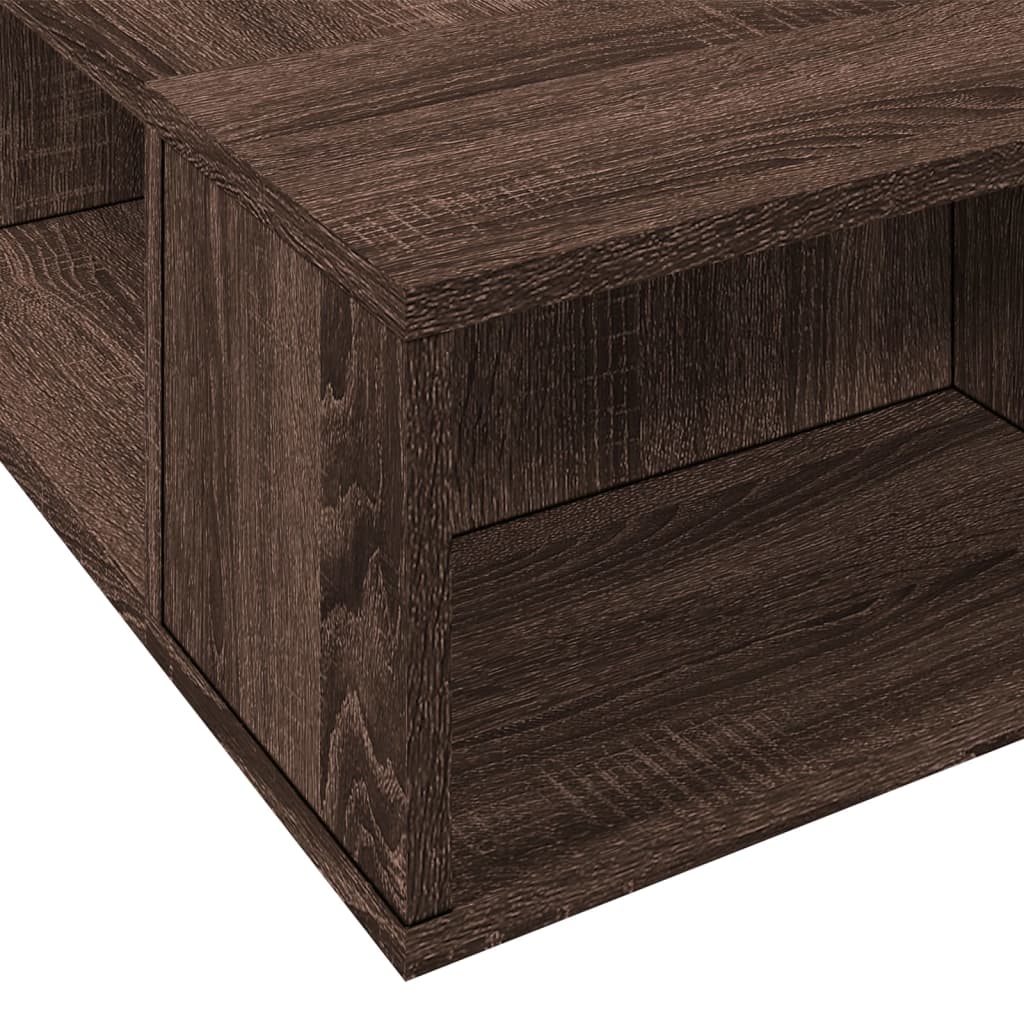Cadre de lit sans matelas chêne marron 75x190 cm - XIOS