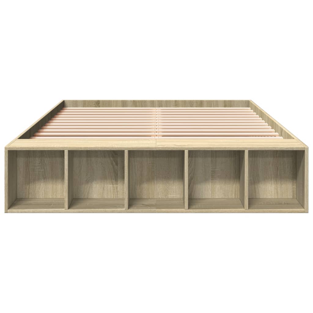 Cadre de lit sans matelas chêne sonoma 120x200 cm - XIOS