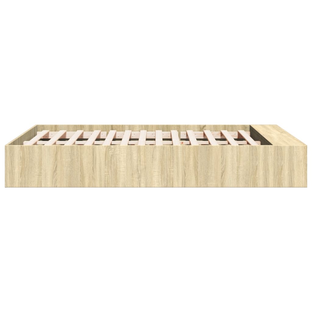 Cadre de lit sans matelas chêne sonoma 120x200 cm - XIOS