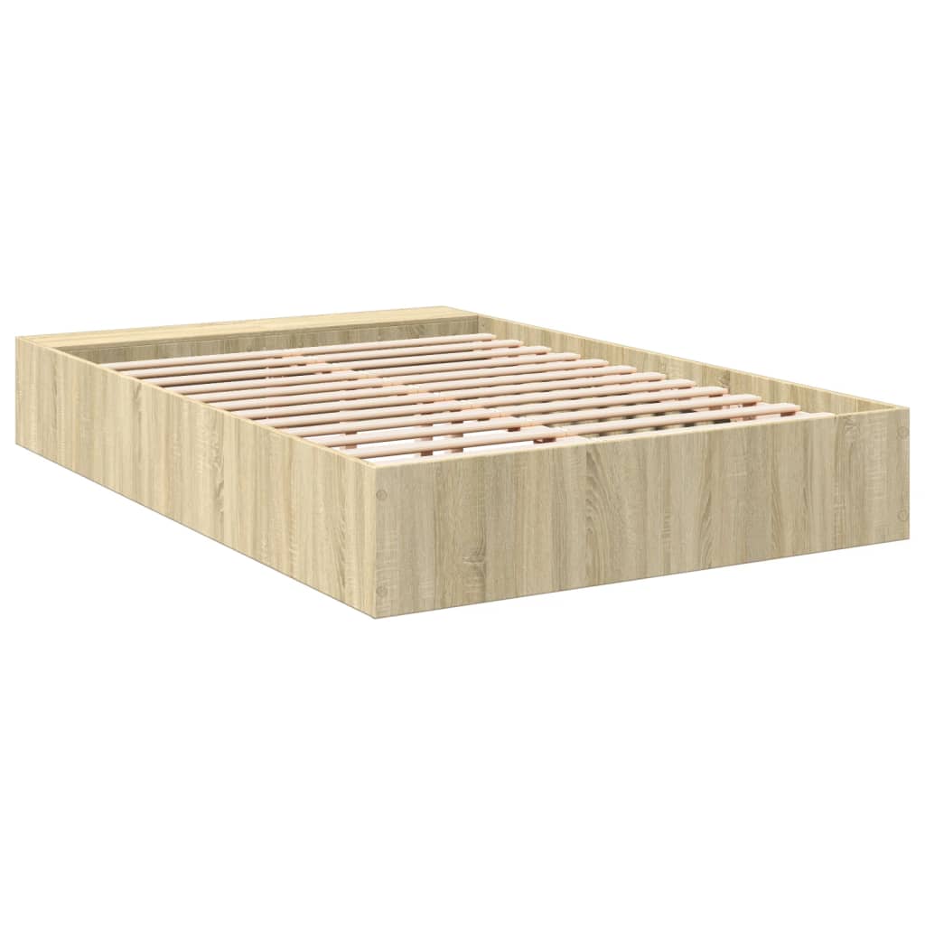Cadre de lit sans matelas chêne sonoma 120x200 cm - XIOS