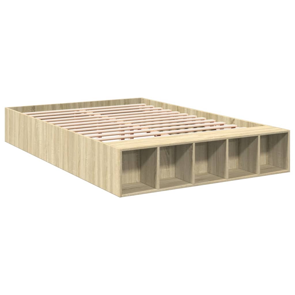 Cadre de lit sans matelas chêne sonoma 120x190 cm - XIOS