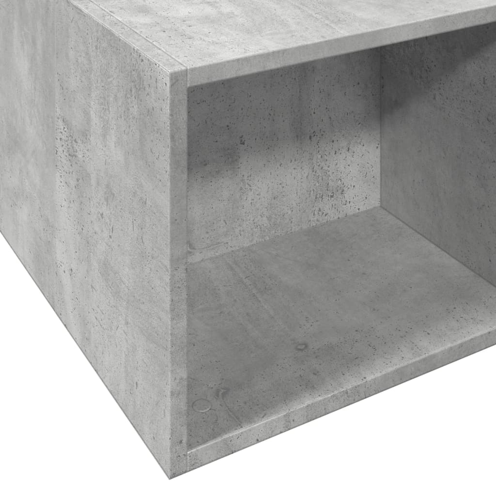 Cadre de lit sans matelas gris béton 120x190 cm - XIOS