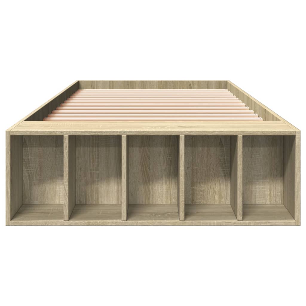 Cadre de lit sans matelas chêne sonoma 100x200 cm - XIOS